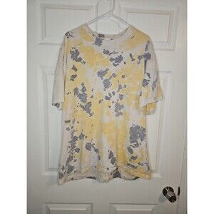 Vintage Nike T Shirt y2k Swoosh Logo Tye Dye Mens Size 2XL XXL Short Sleeve